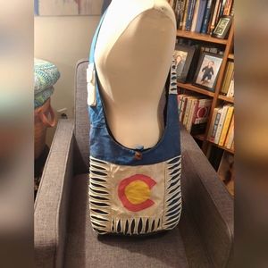 Colorado Flag Matching Set! 💛 (Shoulder Bag + Boho Hair scarf)🏔️🌄🌞